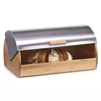 Bamboo Zeller duonos dėžė 39 x 25,5 x 18,5 cm bambuko / nerūdijančio plieno