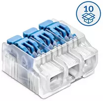 Simet Greita jungtis su svirtimi SCL3 B10 - 3 takeliai 4mm 32A/450V - Perfect Quick connector - 10 vnt.