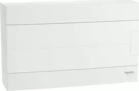 Schneider EZ9EUD118 Modulinis skirstomasis skydas 1x18 ant paviršiaus montuojamas IP40 Easy9 EZ9EU-1-18-NT-P baltos durys EZ9EUD118
