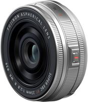 Fujifilm Fujinon XF 23mm f/2.8 R WR lens, silver