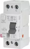 ETI Srovės nuotėkio relė EFI-P2, 25A, 10kA, 30mA AC, 1P+N