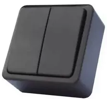Jungiklis VILMA SL+250, 2 klav., antracito spalvos