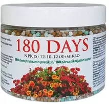 Mkds 180 Days ilgo poveikio trąšos žydintiems augalams, 500g