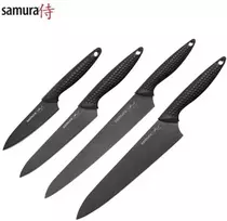 Samura Rinkinys 4 virtuviniai peiliai Samura Golf AUS8