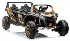 Elektromobilis Buggy A033 4x4 24V, auksinis