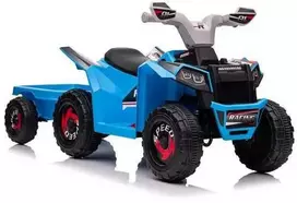 Elektrinis keturratis vaikams Quad XMX630T su priekaba, mėlynas