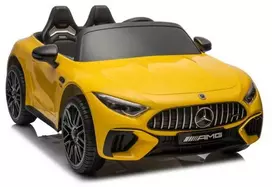Elektromobilis vaikams Mercedes AMG SL63, geltonas lakuotas