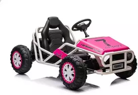 Elektromobilis vaikams Buggy A8812 24V, rožinis
