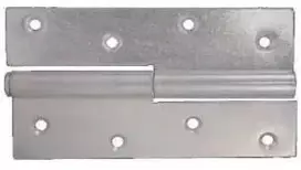 Lankstas durims Kurzemes, 12.5 cm, sidabro