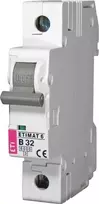 Automatinis jungiklis ETIMAT 10, 1P, B, 25A, 10kA