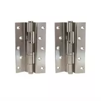 Haushalt Durų lankstas, 125 mm x 75 mm x 2.5 mm, nikelio sp., 2 vnt.