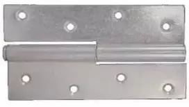 Lankstas durims Kurzemes, 12.5 cm, sidabro