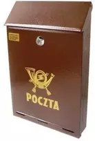 Ruda C-4 laiškų dėžutė