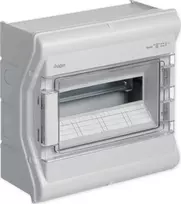 Hager Polo Hager Modulinė skirstomoji plokštė 1x12 UV atspari IP65 Vector VE112PN