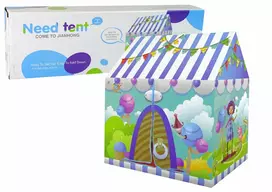 Lean Toys Cirko palapinė vaikams, sodas