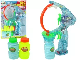 Muilo burbulų pistoletas Lean Toys mėlynas