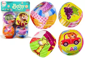 Lean Toys Minkšti kamuoliukai Vaikams, 4 vnt.