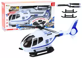 Lean Toys Policijos sraigtasparnis su šviesomis ir garsais