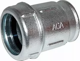 AGAflex Suspaudimo jungtis mėlyno plieno vamzdžio (PE) su 3/8" GW kaiščio galu
