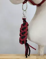 Super Hobby Horse Pavadėlis hobi arkliukui, juodas-burgundiškas