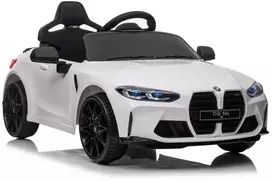 Vienvietis vaikiškas elektromobilis Lean cars BMW M4, baltas