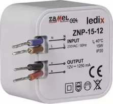 Zamel LED maitinimo šaltinis 12V DC 15W (LDX10000030)