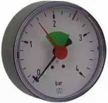 Afriso RF63 VERTIKALUS MANOMETRAS 1/4" 0-4BAR