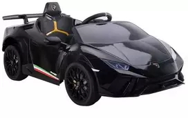 Elektromobilis vaikams Lamborghini Huracan, juodas