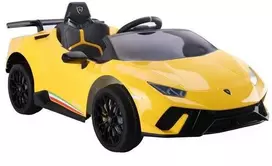 Elektromobilis vaikams Lamborghini Huracan, geltonas