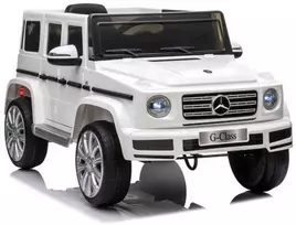 Elektromobilis vaikams Mercedes G500, baltas