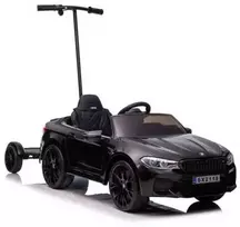Elektromobilis vaikams BMW M5 su papildoma platforma, juodas lakuotas