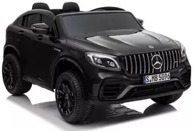Elektromobilis vaikams Mercedes GLC 63S su MP4, juodas lakuotas
