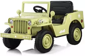 Elektromobilis vaikams Willys su pultu, smėlio spalvos