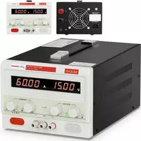 Stamos Soldering Laboratorinio aptarnavimo maitinimas 0-15 V 0-60 A DC 900 W LED