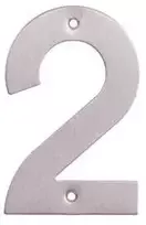Haushalt Numeris "2", nerūdijančio plieno, 145 mm
