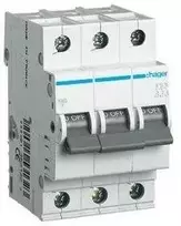 Automatinis jungiklis Hager MC350 (50A, 3P, 400V, 6kA)