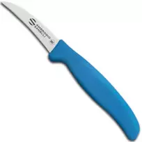 Ambrogio Sanelli SUPRA COLORE HACCP lenktas daržovių peilis 70/190 mm - mėlynas