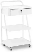 Physa Kirpyklų grožio pagalbininkas vežimėlis 1 stalčius 3 lentynos 55 x 39 x 90 cm - balta