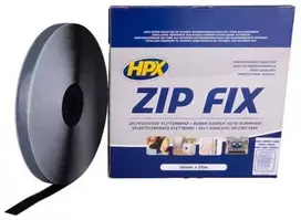 HPX užtrauktuko tvirtinimo lipni juosta su lipdukais, 20 mm x 25 m (kablys)