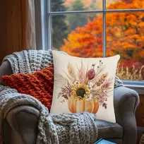 Eu Sandelis Dekoratyvinės pagalvėlės užvalkalas 45x45cm Ruduo BOHO POD191