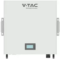 VTAC Sandėlio energijos bankas V-TAC siena / stelažas 5,12 kWh 51,2 V 100 Ah VT-48100E-W 10 metų garantija