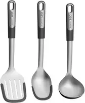 BergHOFF 3 dalių įrankių rinkinys - Graphite serija su samteliu, serviravimo šaukštu ir kiaura mente