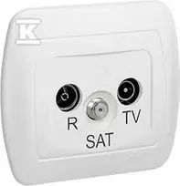 Kontakt Simon AAS/11 GN.RTV-SAT Baltas GALAS.