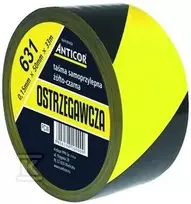 Anticor ĮSPĖJIMO JUOSTOS GELTONA IR JUODA 631 50MMX