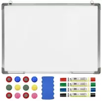 Extralink | Magnetinė sausai valoma lenta | balta, 60 x 90 cm + priedai