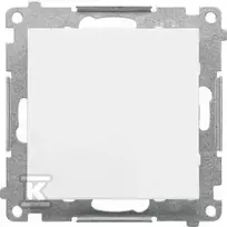 Kontakt-Simon Contact-Simon kryžminė jungtis 55 TW7.01/X/111 be piktogramos, modulis 10 AX, 250V~, balta mat greitos jungtys