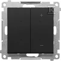 Kontakt-Simon Ściemniacz 55 TESL1.01/149 do LED ściemnialnych, klawiszowy moduł juoda mat