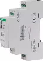 F&F Mikroprocesoriaus sekos jutiklis ir fazės gedimo montavimas DIN True RMS CKF-316-TRMS bėgiu