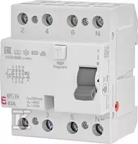 Eti-Polam Liekamosios srovės grandinės pertraukiklis 4P 63A 0.1A EFI-P4 A 63/0.1 002061523