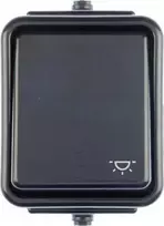 Schneider Electric "ŠVIESOS" MYGTUKAS IP44 CEDAR Juodas